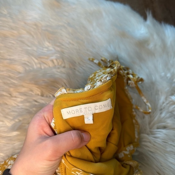 MORE TO COME Itzel Smocked Mini Dress In Yellow - Picture 5 of 5